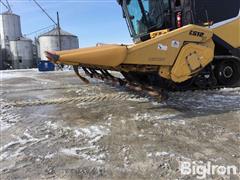 2006 Lexion C51230 12 Row Corn Head With 2007 J & M TB-3500 Trail-Blazer High Speed Header Cart 