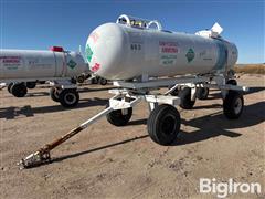 American Welding 1000-Gallon NH3 Tank On Running Gear 