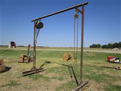 Shop Built Overhead Shop Hoist 