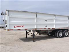 2020 Demco 28' Aluminum Hopper Bottom T/A Grain Trailer 