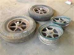 International Truck Spoked Rims & Tires 