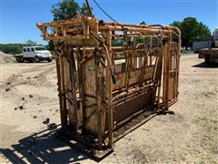 For-Most 450/30 Cattle Squeeze Chute/Palpation Cage 