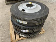 Roadmaster 11R24.5 Tires w/ Rims 