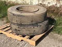 11R 22.5 Tires With Steel Rims 