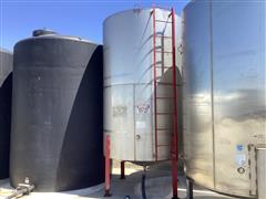 Mid State 2,400 Gallon Stainless Steel Liquid Fertilizer Tank 