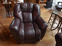 La Z Boy Electric Leather Recliner 