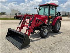 2022 Mahindra 2660 PST CAB Compact Utility Tractor W/Loader 