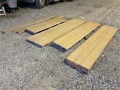 Floating Wood Floor Sections 