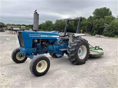 1979 Ford 5600 2WD Tractor w/ John Deere 616 Rotary Mower 