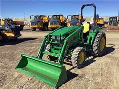 2017 John Deere 4066M MFWD Compact Utility Tractor W/loader 