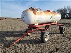 1000 Gallon Anhydrous Ammonia Tank & Trailer 