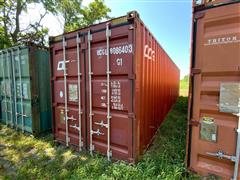 2013 Evergreen Heavy Ind 40' High Cube Steel Conex Shipping Container 