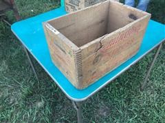 Remington Antique Wooden Ammunition Box 