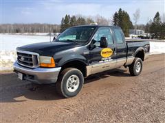 1999 Ford F250 XLT Lariat 4x4 Extended Cab Pickup 