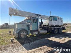 1984 Peterbilt 359 T/A Truck Mounted Grove TM200C Crane 