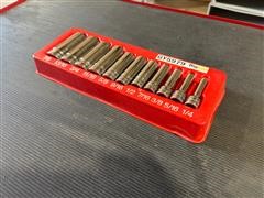 Snap-On 3/8" Standard Deep Sockets 