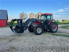 2005 McCormick MTX120 MFWD Tractor W/Grapple Loader 