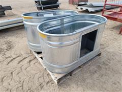 Behlen Galvanized Oblong Water Tank W/Drinker 