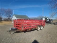 T/A Bumper Utility Trailer 