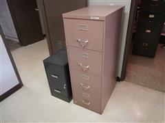 2 Drawer Letter File Cabinet & 4 Drawer Legal File Cabinet 