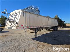 2009 Neville Hopper Bottom T/A Grain Trailer 