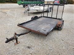 1999 H&H S/A Flatbed Utility Trailer 