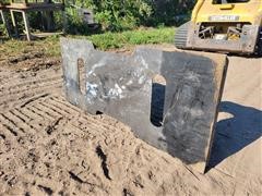 2022 Blank Skid Steer Plate 