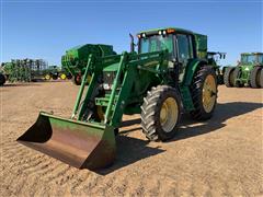 2003 John Deere 7420 MFWD Tractor W/Loader 