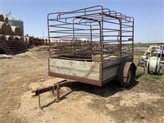 Shop Made Livestock Trailer 