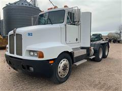 1992 Kenworth T400 T/A Day Cab Truck Tractor 