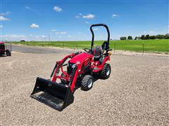 Mahindra EMAX20S 4WD Compact Utility Tractor W/Loader 