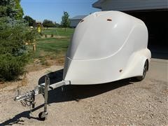 2017 Iron Horse Custom One Bike Flip Top Motorcycle Trailer 