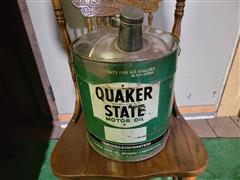 Quaker State Vintage Oil Can 