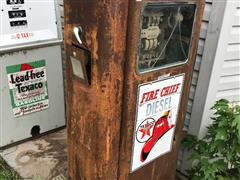 Texaco Fire Chief Antique Diesel Pump 