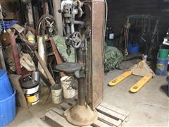 WF&J Barnes Company 15 Camelback Drill Press 