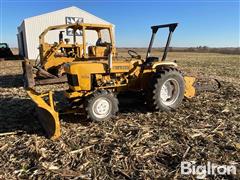 Ford 1910 Bradco AP313A Compact Utility Tractor W/Blade & Trencher 