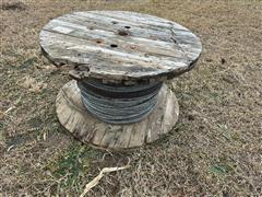 Steel Cable & Wooden Spool 