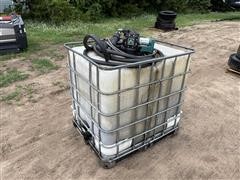 Waste Oil Tank W/ Electric Pump 
