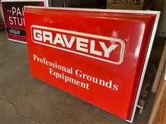 Gravely Lighted Sign 