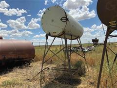 1000-Gallon Steel Tank W/Stand 