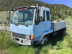 1993 Mitsubishi FK417 S/A Tilt Cab Utility Truck 