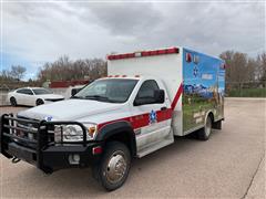 2009 Dodge RAM 4500 HD SLT 4x4 Ambulance W/Braun (Raider) Industries Box 