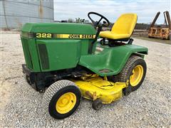 1992 John Deere 322 Lawn/Garden Tractor 