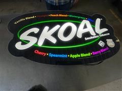 Skoal Lighted Sign 