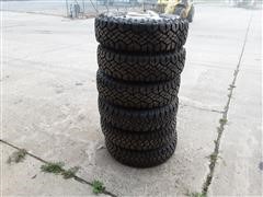 Goodyear LT 215/86-16 Studded Tires & Rims 