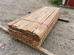 1" X 6" X 8' #2 Cedar Lumber 