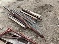 Pallet Of Galvanized And Other Angle Iron 