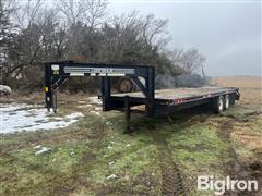 1996 Donahue UF-24B T/A Gooseneck Flatbed Trailer 