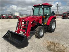 2023 Mahindra 2660 HST CAB Compact Utility Tractor W/Loader 