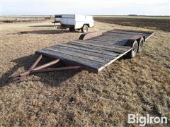 Shop Built 8'x20' T/A Utility Trailer 